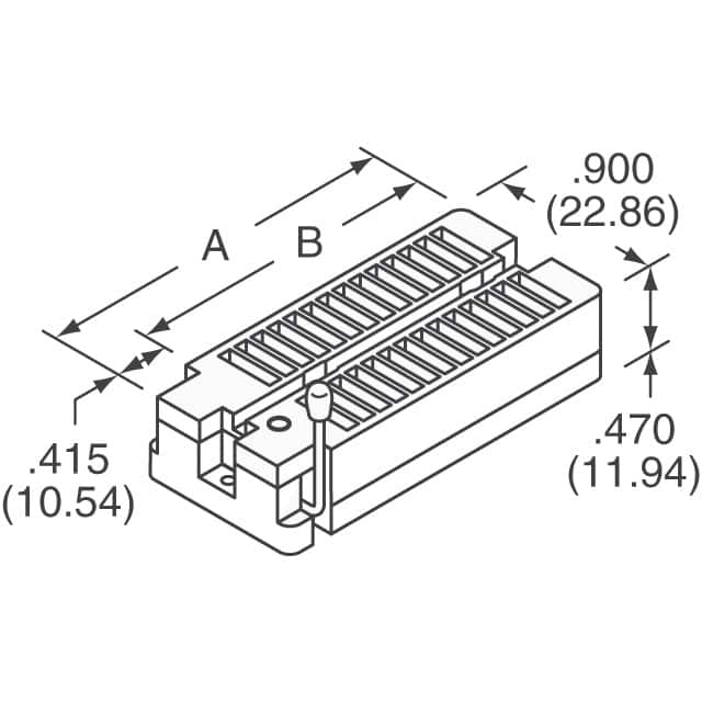 28-6554-10 Aries Electronics  IC-Sockel